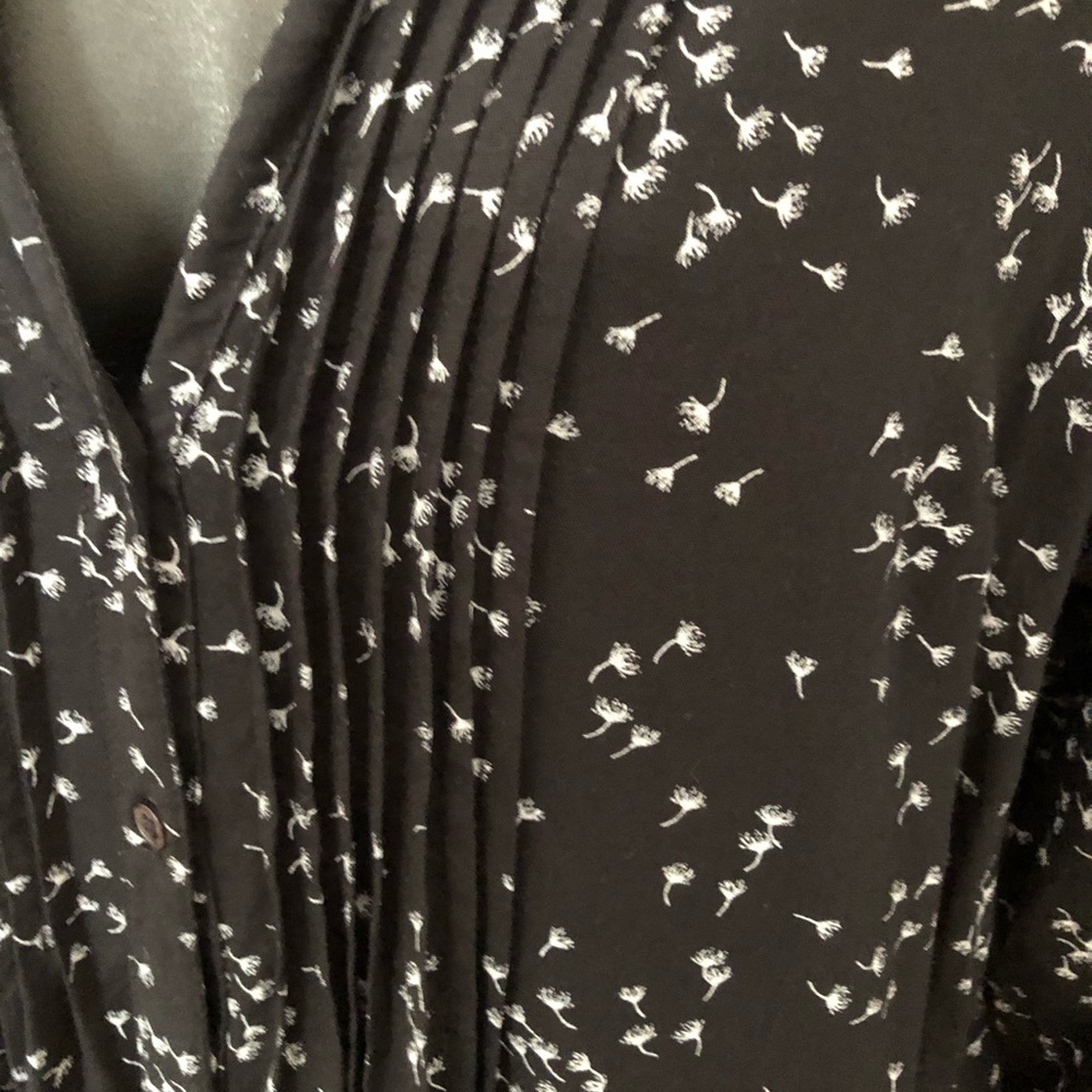 Motherhood Maternity Top size L black print - Picture 4 of 10